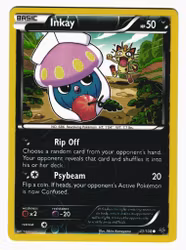 Inkay Common Reverse Holo 41/108 Roaring Skies Pokemon