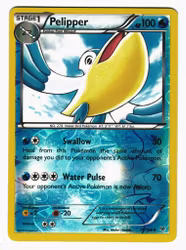 Pelipper Uncommon Reverse Holo 19/108 Roaring Skies Pokemon
