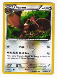Fearow Uncommon Reverse Holo 66/108 Roaring Skies Pokemon