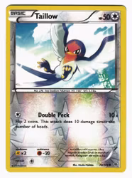 Taillow Common Reverse Holo 70/108 Roaring Skies Pokemon