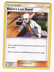 Blaines Last Stand Rare Holo 58/70 Dragon Majesty Pokemon