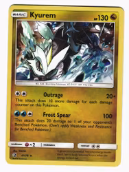 Kyurem Rare Holo 47/70 Dragon Majesty Pokemon
