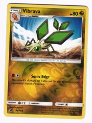 Vibrava Common Reverse Holo 38/70 Dragon Majesty Pokemon