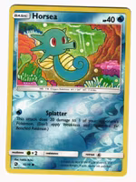 Horsea Common Reverse Holo 15/70 Dragon Majesty Pokemon