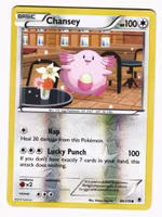 Chansey Reverse Holo Common 80/119 Phantom Forces Pokemon