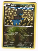 Deino Reverse Holo Common 72/119 Phantom Forces Pokemon