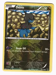 Deino Reverse Holo Common 72/119 Phantom Forces Pokemon
