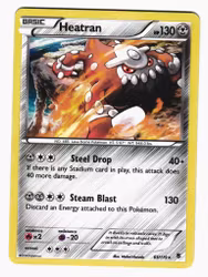 Heatran Holo Rare 63/119 Phantom Forces Pokemon