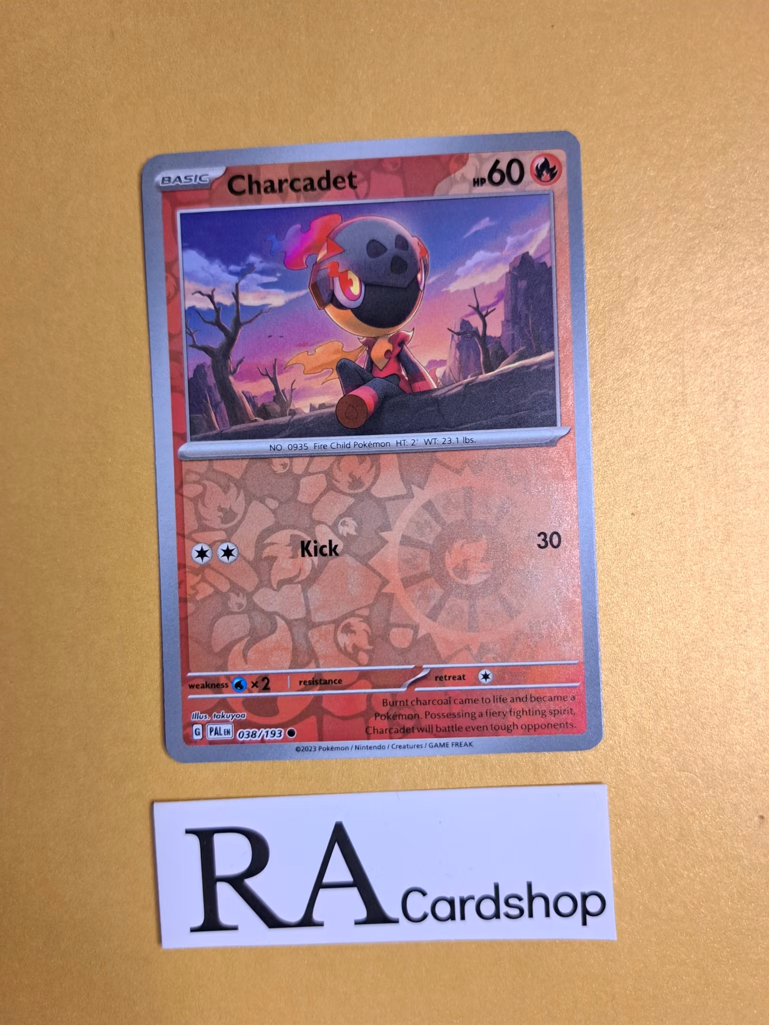 Charcadet Common Reverse Holo 038/193 Paldea Evolved Pokemon