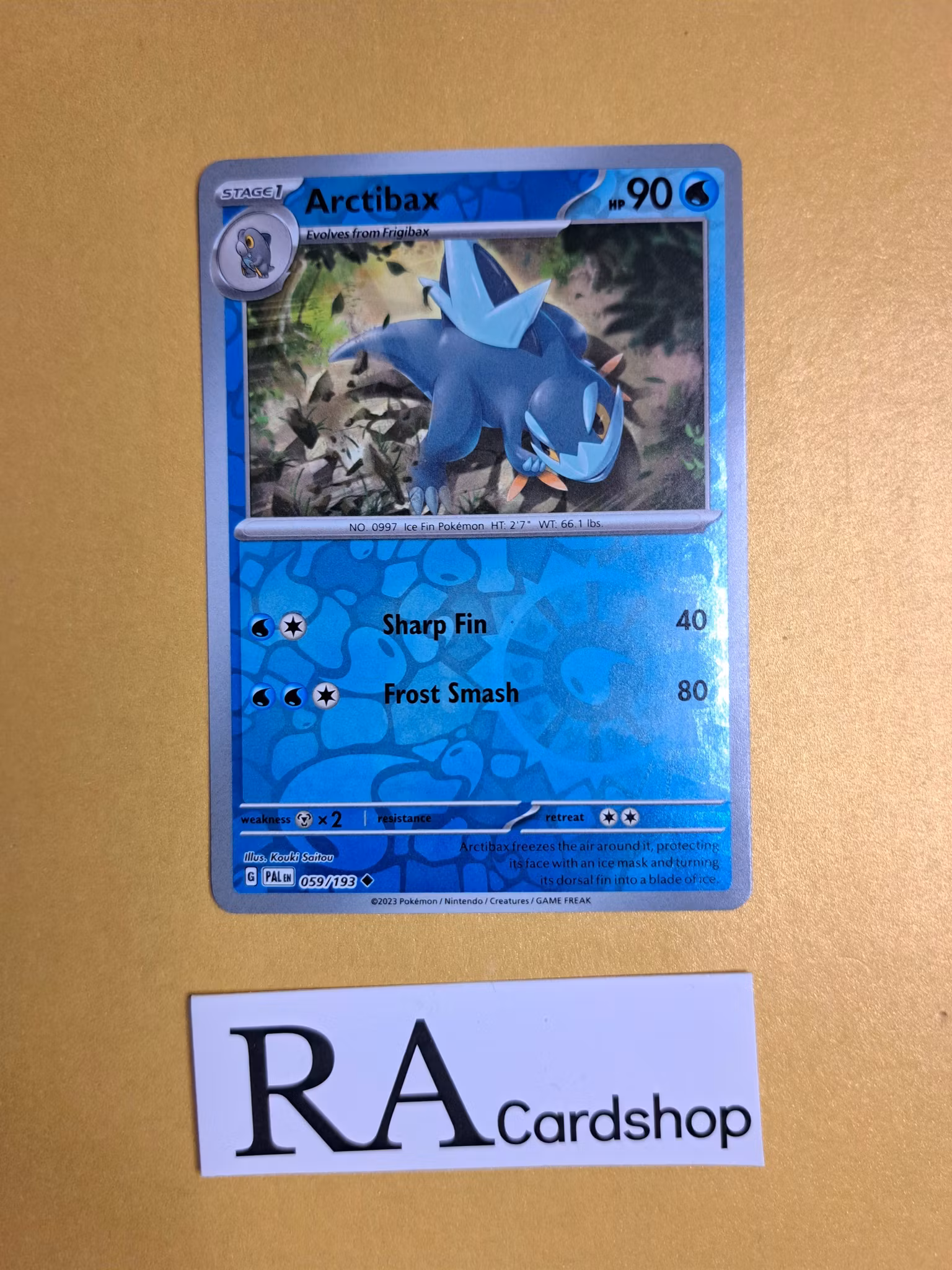 Arctibax Uncommon Reverse Holo 059/193 Paldea Evolved Pokemon