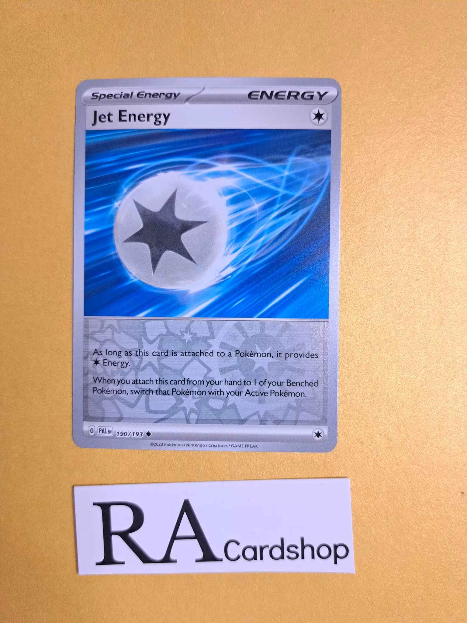 Jet Energy Uncommon Reverse Holo 190/193 Paldea Evolved Pokemon