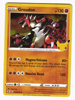 Groudon Rare Holo 017/025 Celebrations Pokemon