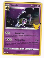 Lunala Rare Holo 015/025 Celebrations Pokemon