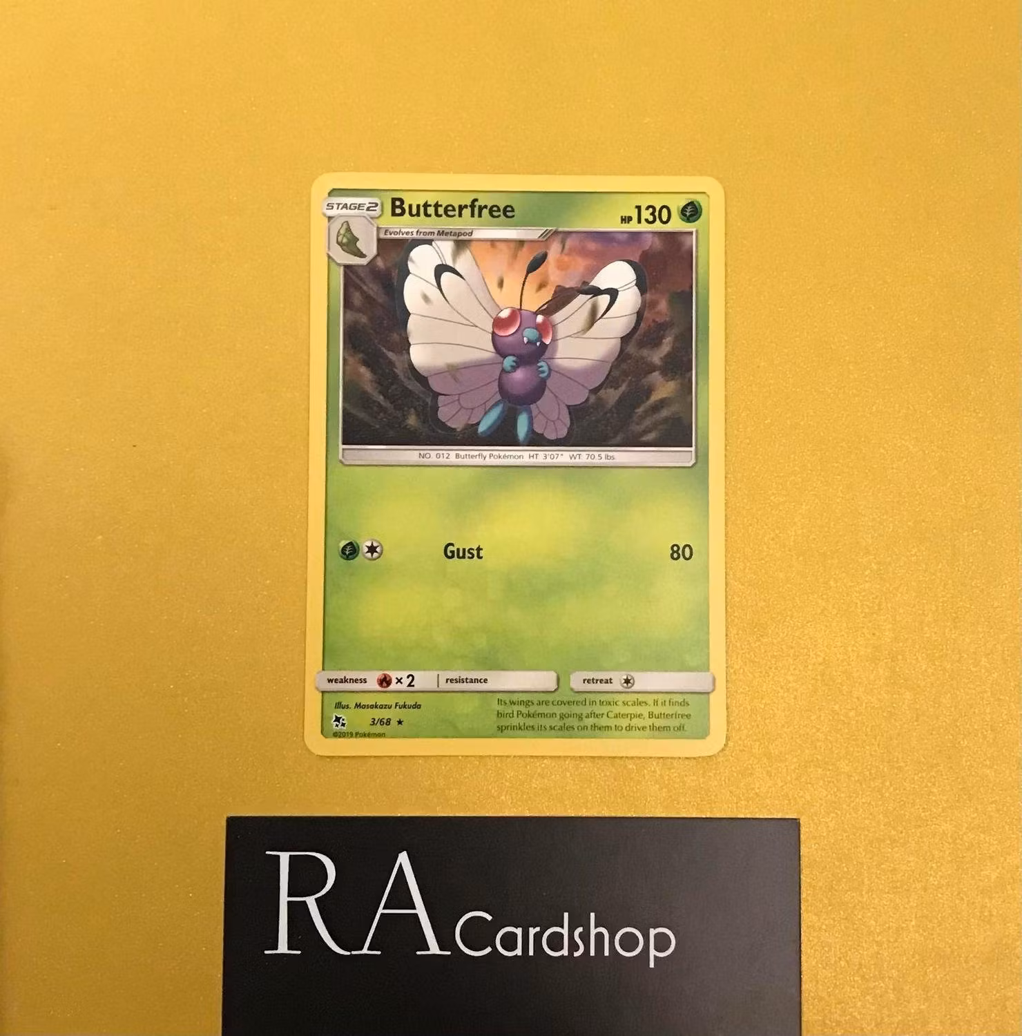 Butterfree Rare 3/68 Hidden Fates Pokemon