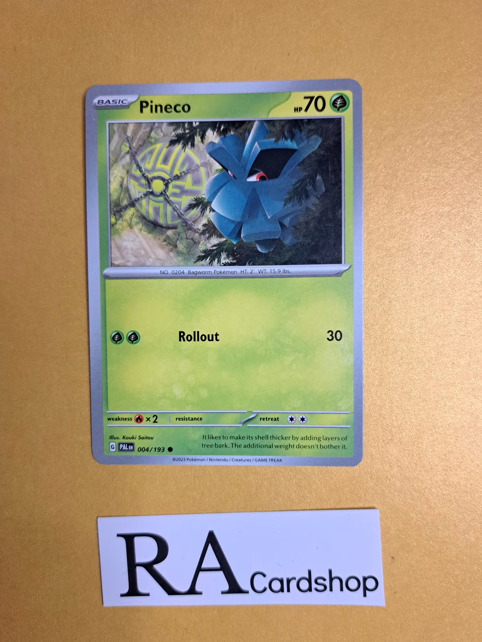 Pineco Common 004/193 Paldea Evolved Pokemon