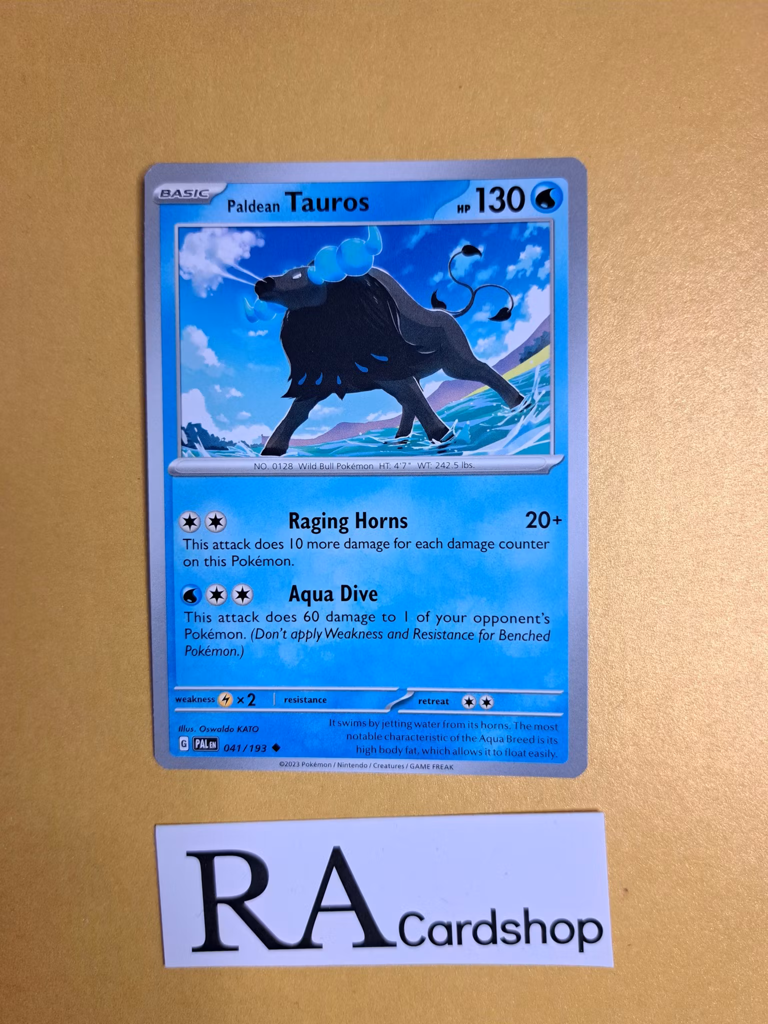Paldean Tauros Uncommon 041/193 Paldea Evolved Pokemon