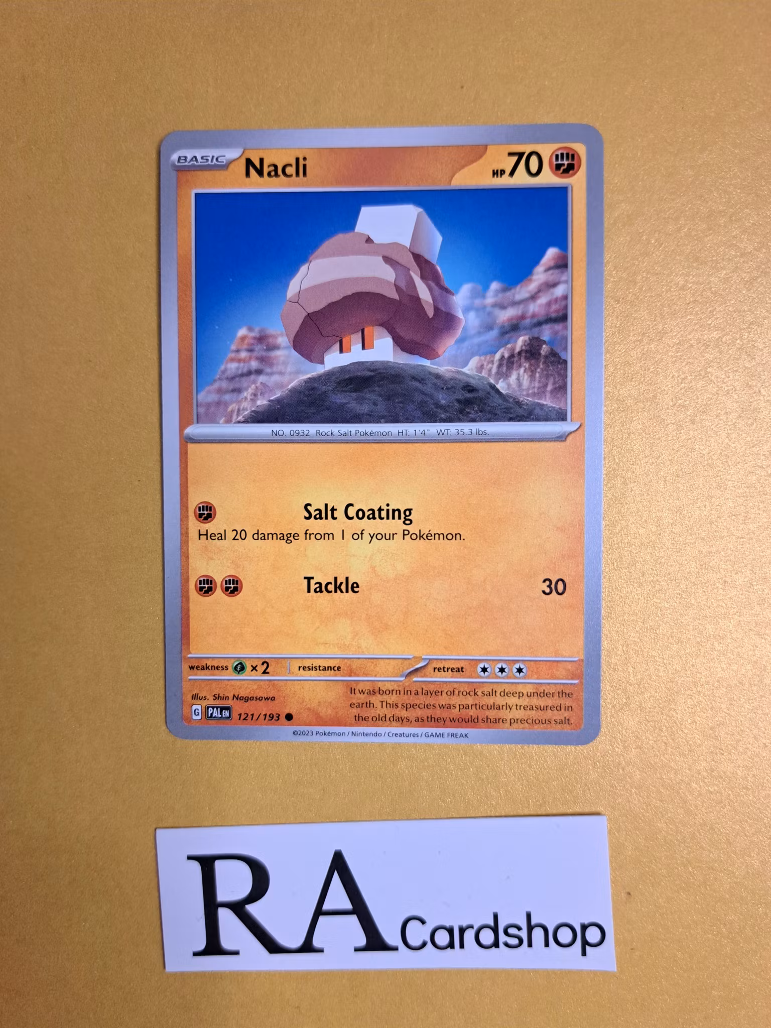 Nacli Common 121/193 Paldea Evolved Pokemon
