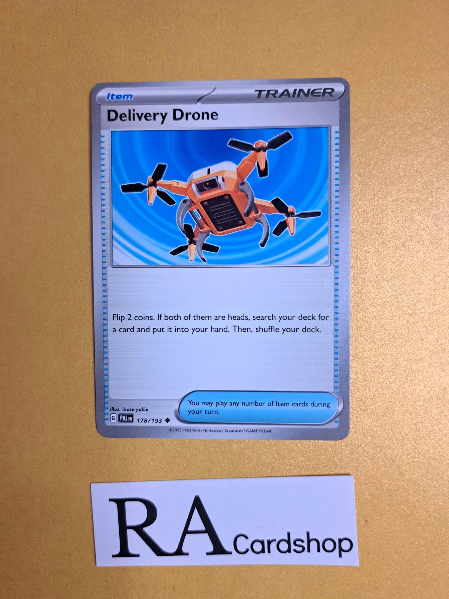 Delivery Drone Uncommon 178/193 Paldea Evolved Pokemon