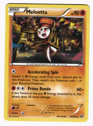 Meloetta Rare Holo 85/162 XY BREAKthrough Pokemon