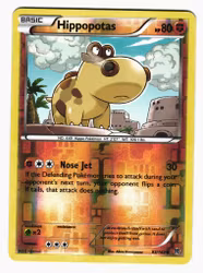 Hippopotas Common Reverse Holo 83/162 XY BREAKthrough Pokemon