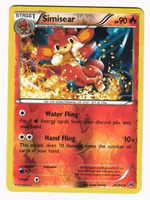 Simisear Rare Reverse Holo 24/162 XY BREAKthrough Pokemon