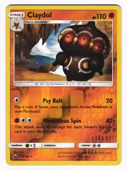 Claydol Rare Reverse Holo 79/168 Celestial Storm Pokemon