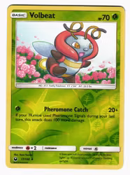Volbeat Uncommon Reverse Holo 17/168 Celestial Storm Pokemon