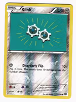 Klink Common Reverse Holo 71/114 Steam Siege Pokemon