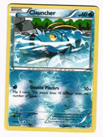 Clauncher Common Reverse Holo 33/114 Steam Siege Pokemon