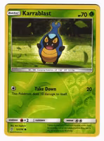 Karrablast Reverse Holo Common 12/236 Unified Minds Pokemon