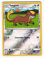Yungoos Reverse Holo Common 180/236 Unified Minds Pokemon