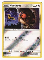 Hoothoot Reverse Holo Common 165/236 Unified Minds Pokemon