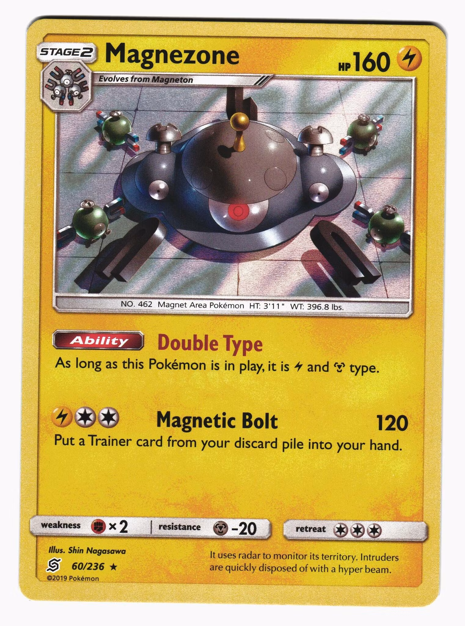 Magnezone Holo Rare 60/236 Unified Minds Pokemon