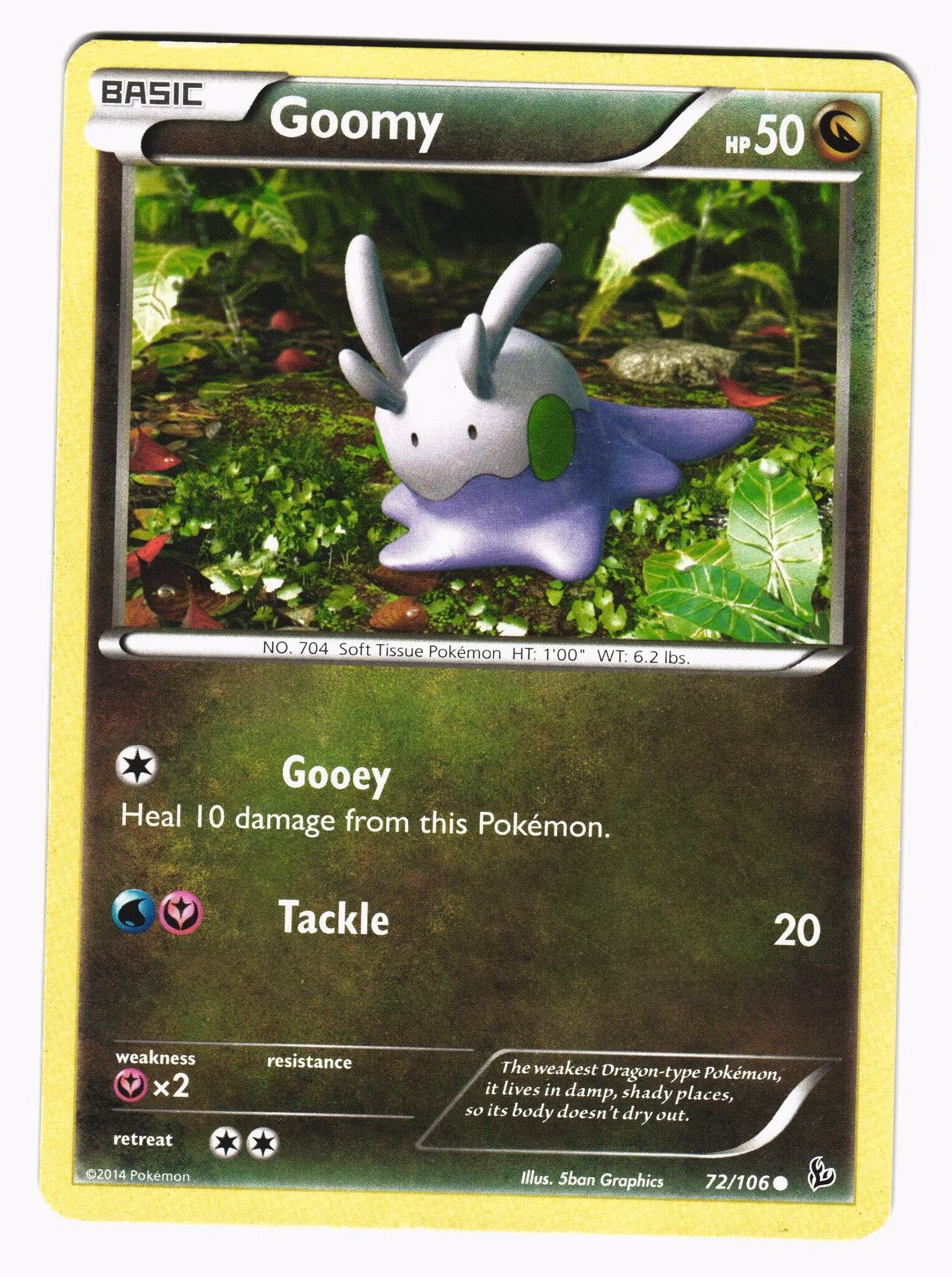 Goomy Common 72/106 XY Flashfire Pokemon