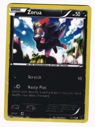 Zorua Reverse Holo Common 72/146 XY Base Set Pokemon