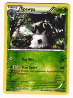 Spewpa Reverse Holo Uncommon 16/146 XY Base Set Pokemon
