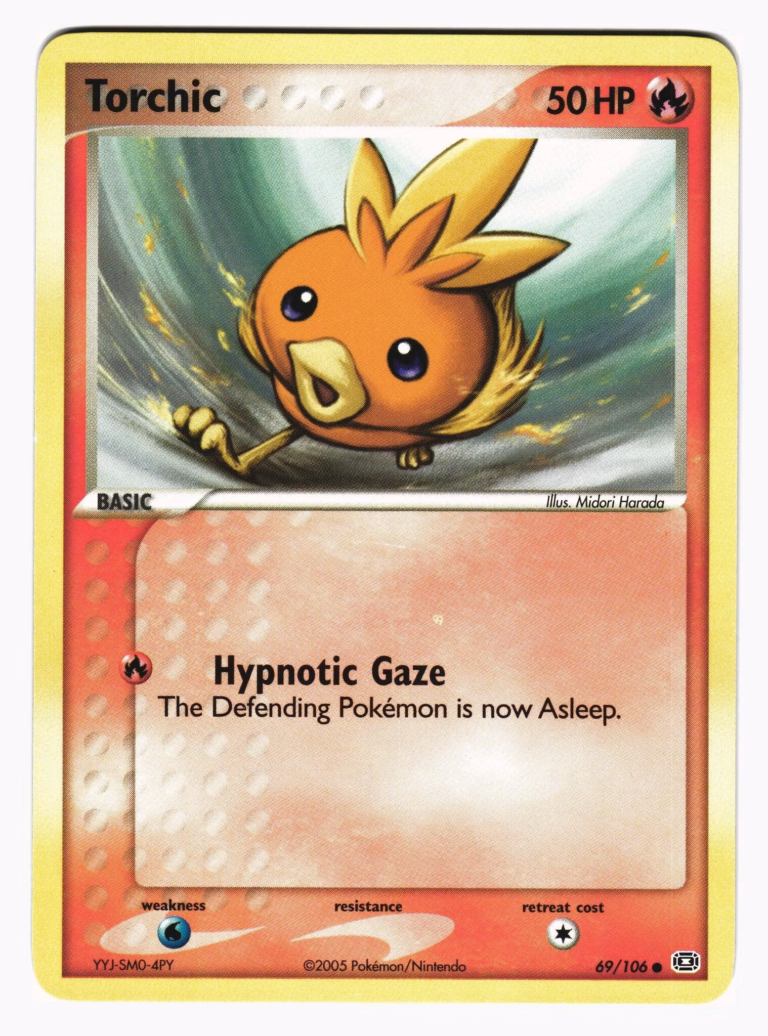 Torchic Common 69/106 EX Emerald Pokemon