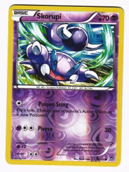 Skorupi Reverse Holo Common 38/111 Furious Fists Pokemon