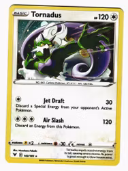 Tornadus Holo Rare 142/185 Vivid Voltage Pokemon