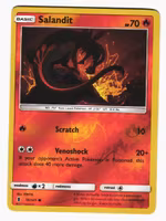 Salandit Reverse Holo Common 15/145 Guardians Rising Pokemon