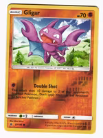 Gligar Reverse Holo Common 67/145 Guardians Rising Pokemon
