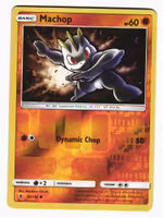 Machop Reverse Holo Common 63/145 Guardians Rising Pokemon