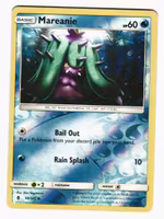 Mareanie Reverse Holo Uncommon 39/145 Guardians Rising Pokemon
