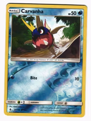 Carvanha Reverse Holo Common 27/145 Guardians Rising Pokemon