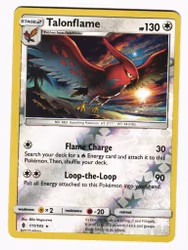 Talonflame Reverse Holo Rare 111/145 Guardians Rising Pokemon