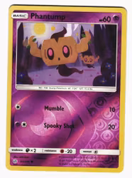 Phantump Reverse Holo Common 93/236 Cosmic Eclipse Pokemon