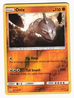Onix Reverse Holo Common 105/236 Cosmic Eclipse Pokemon