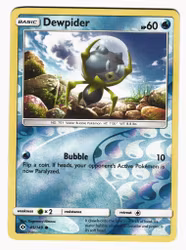 Dewpider Reverse Holo Common 45/149 Sun & Moon Pokemon