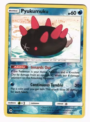 Pyukumuku Reverse Holo Uncommon 47/149 Sun & Moon Pokemon
