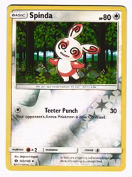 Spinda Reverse Holo Uncommon 102/149 Sun & Moon Pokemon